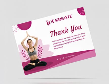 thankyou card εκτυπώσεις για τη μόδα