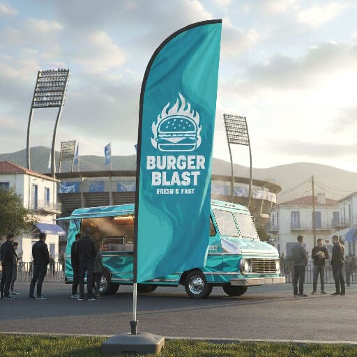 διαφημιστική σημαία εκτυπώσεις kreate.gr