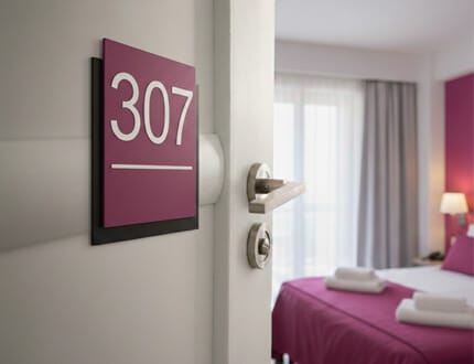 σήμανση δωματίου