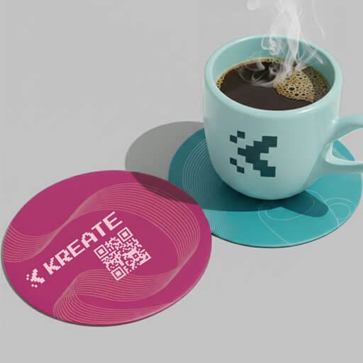 σουβέρ εκτυπώσεις για εστίαση Kreate.gr